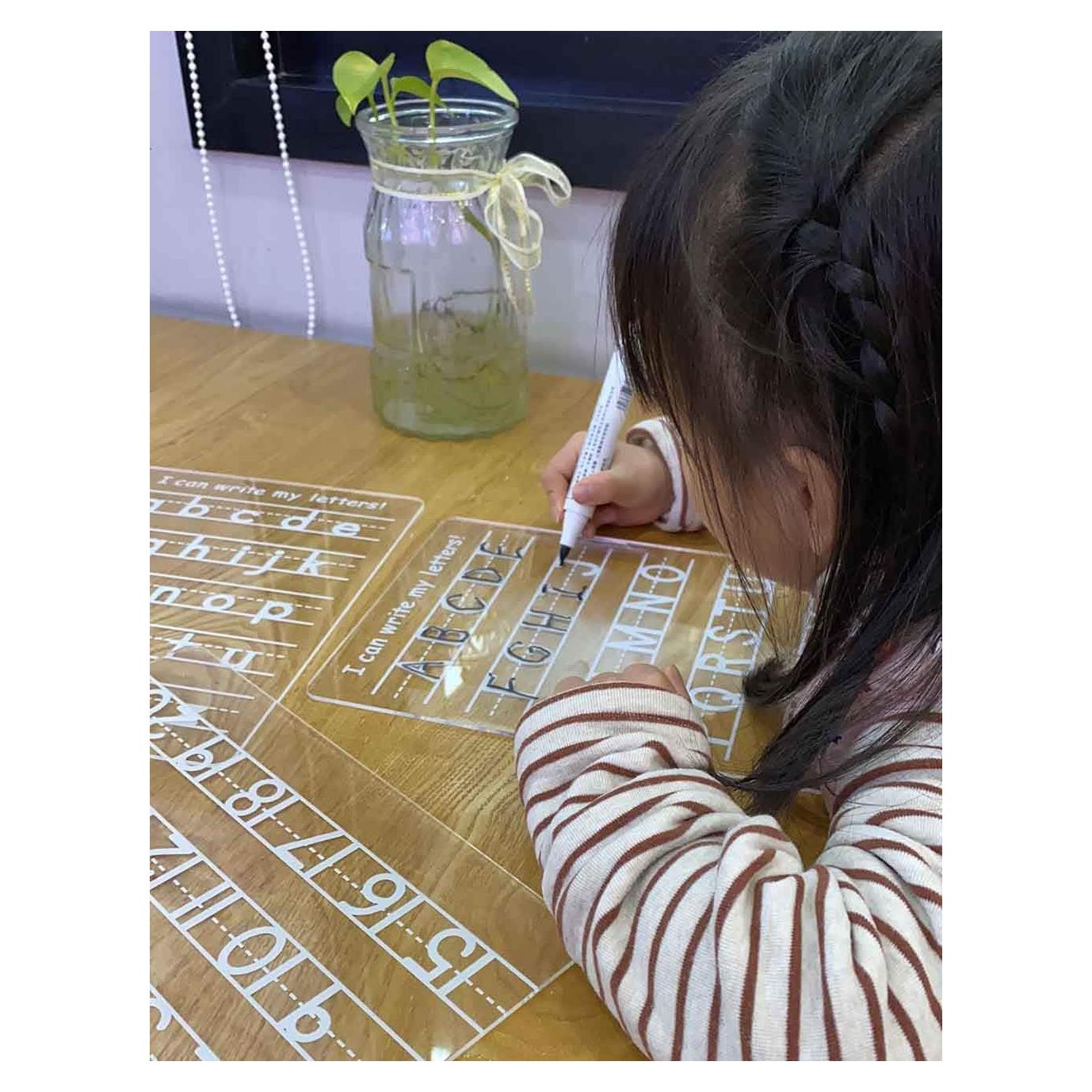 Set de 3 Tableros Acrílicos Borrado en Seco LuckyShe