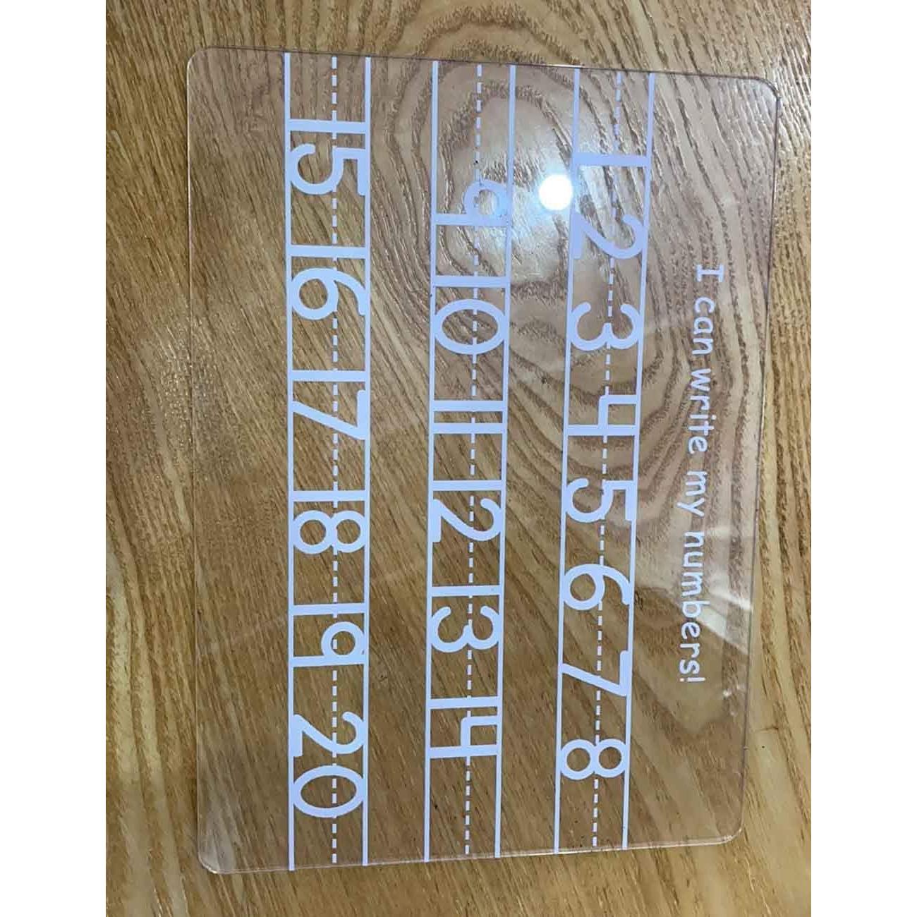 Set de 3 Tableros Acrílicos Borrado en Seco LuckyShe