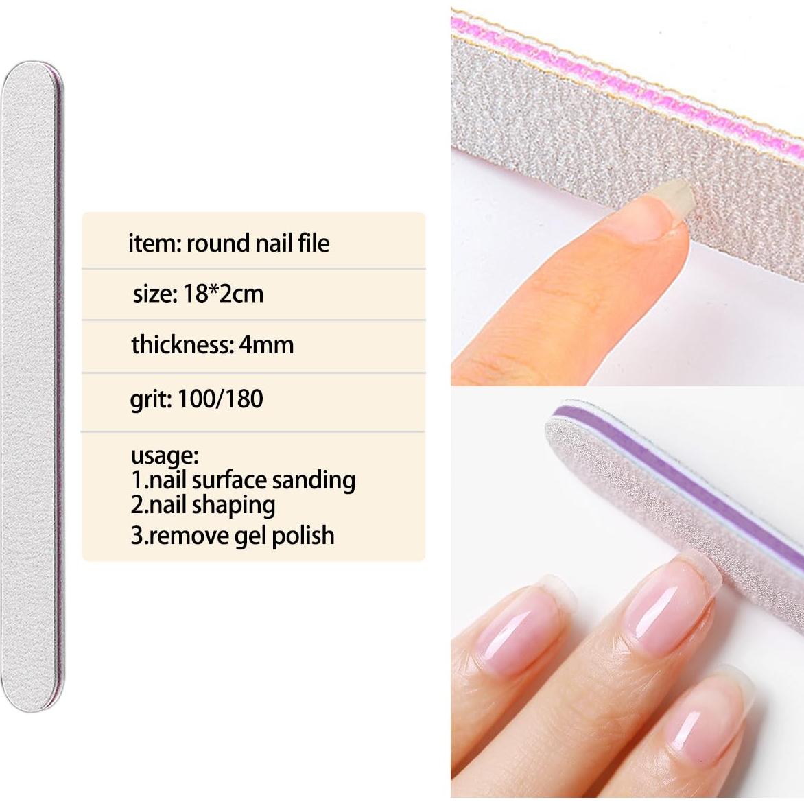 Kit de Extensión de Uñas Sotong 480pcs Formas Dual y Herramientas