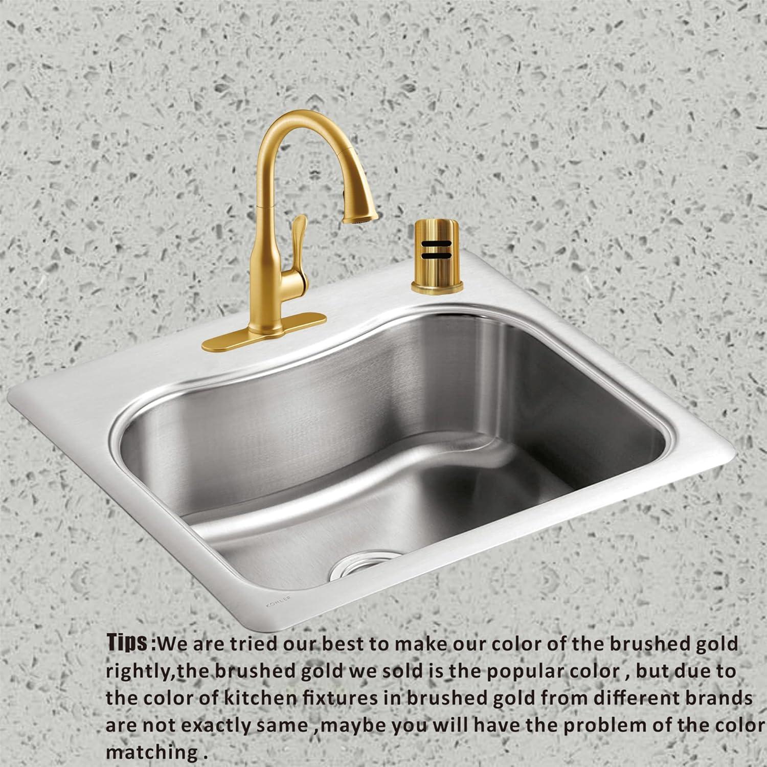 Tapa de aire dorada cepillada PetrelWing para lavavajillas