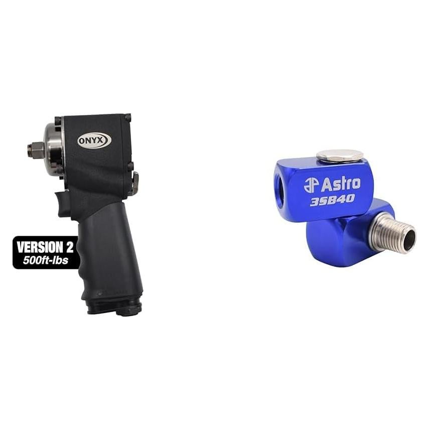 Llave de Impacto Neumática Astro 1/2" 678.9 Nm + Giratorio 3 Vías