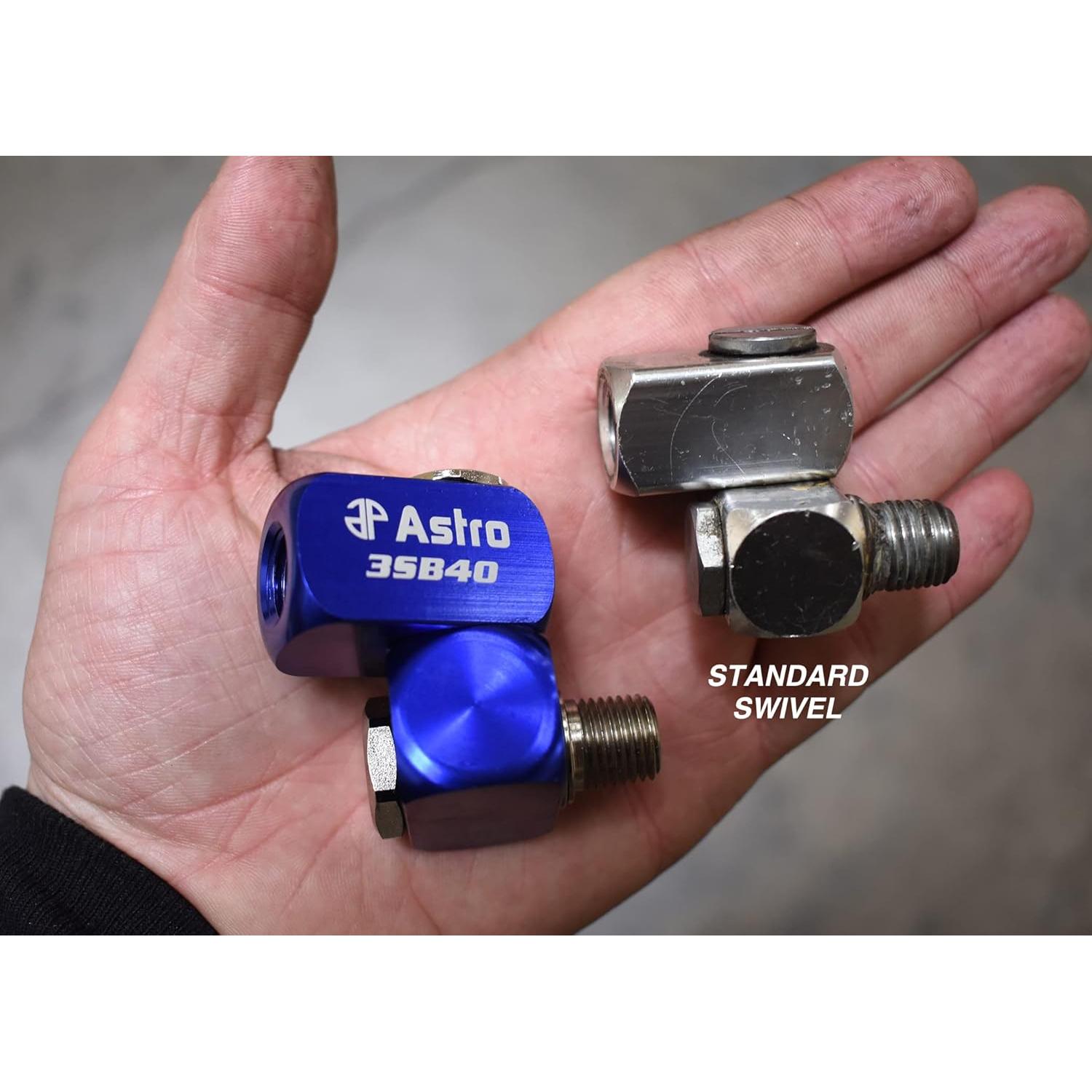 Llave de Impacto Neumática Astro 1/2" 678.9 Nm + Giratorio 3 Vías