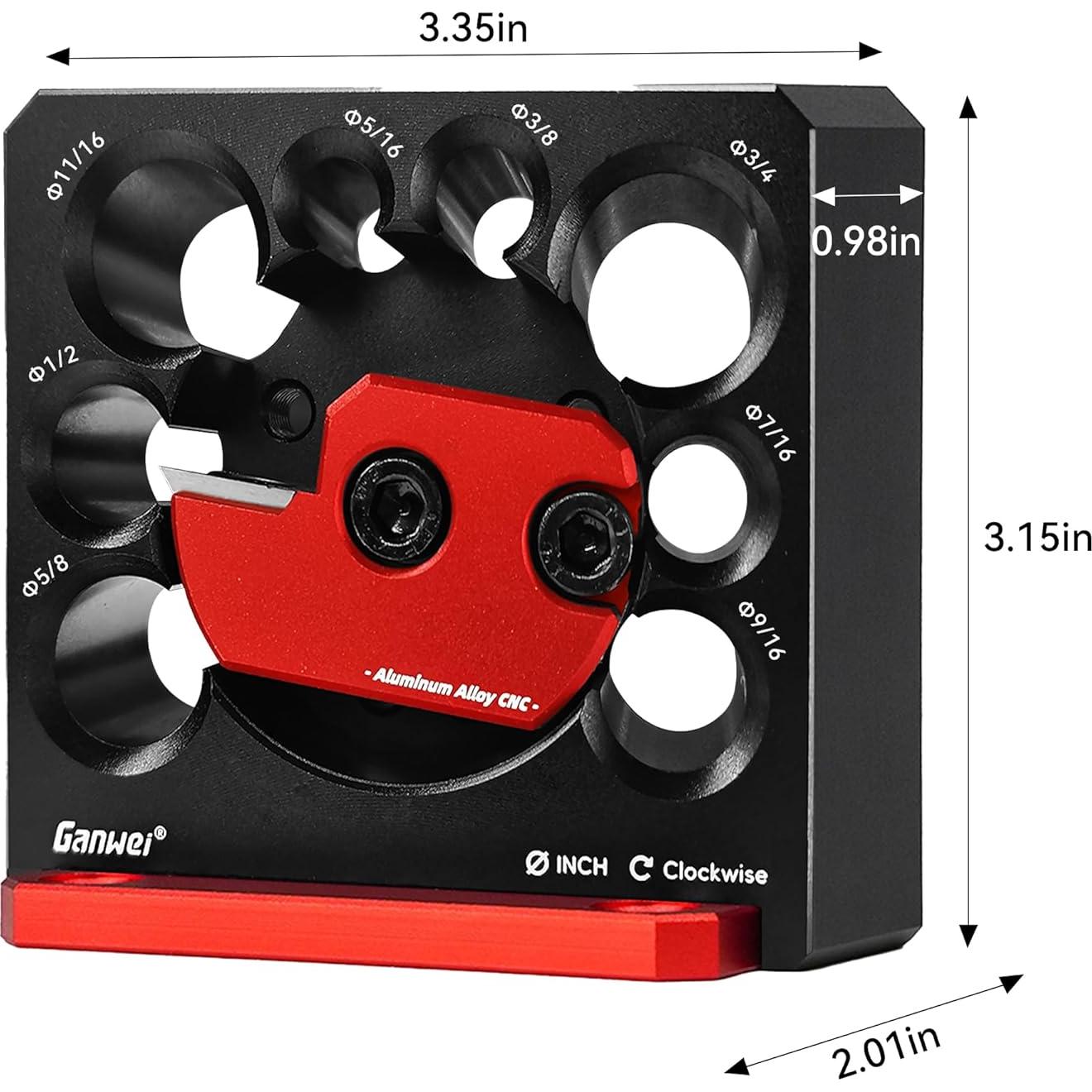 Insertos de Carburo Ajustables AmaCielo 8 Agujeros 8.49cm