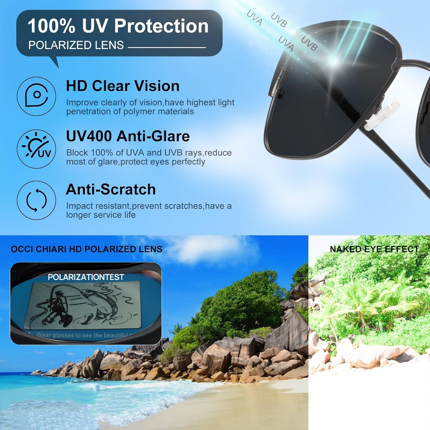 Gafas de Sol Magnéticas de Lectura OCCI CHIARI 1.0x Polarizadas