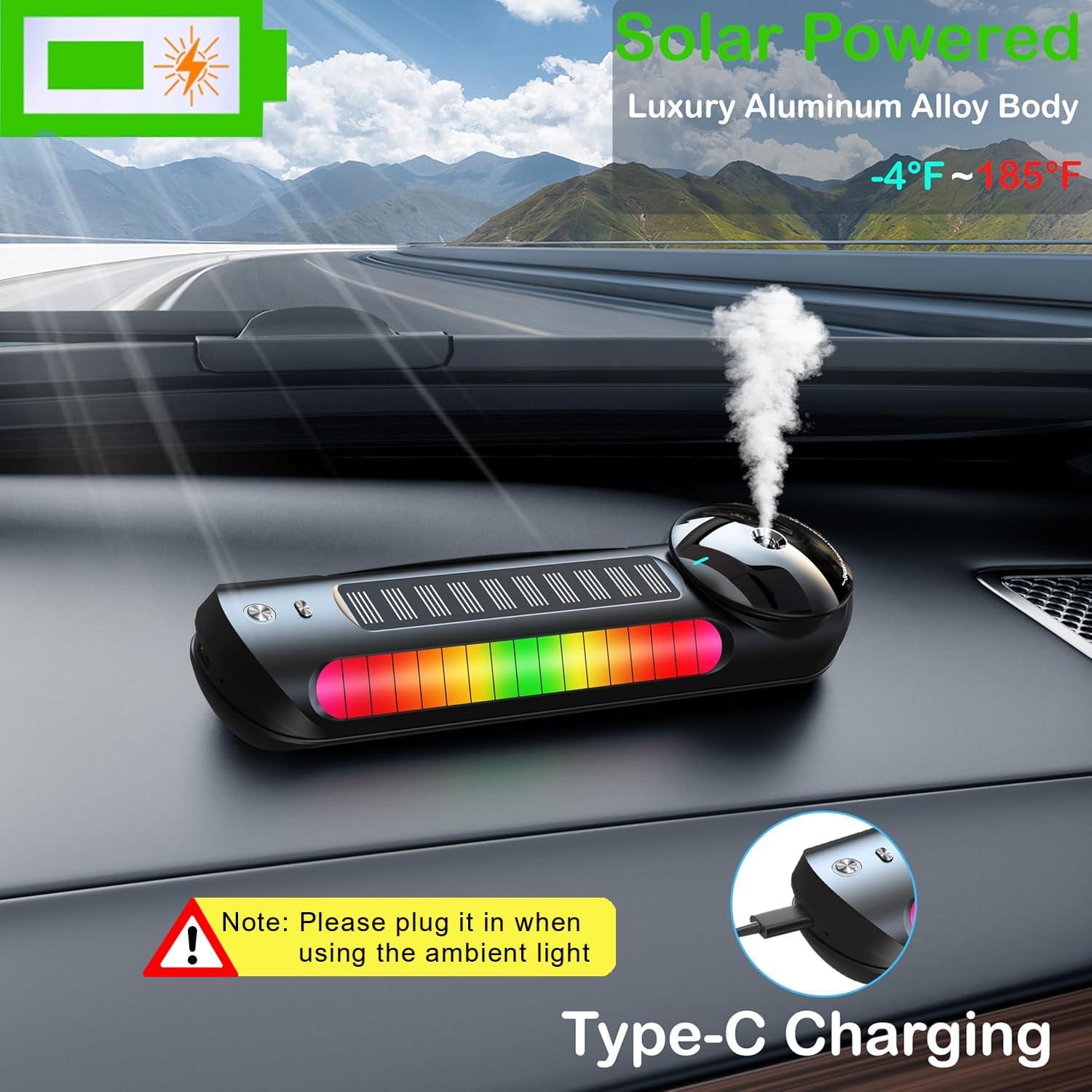 Ambientador de coche Treligate G13 con difusor y luz LED