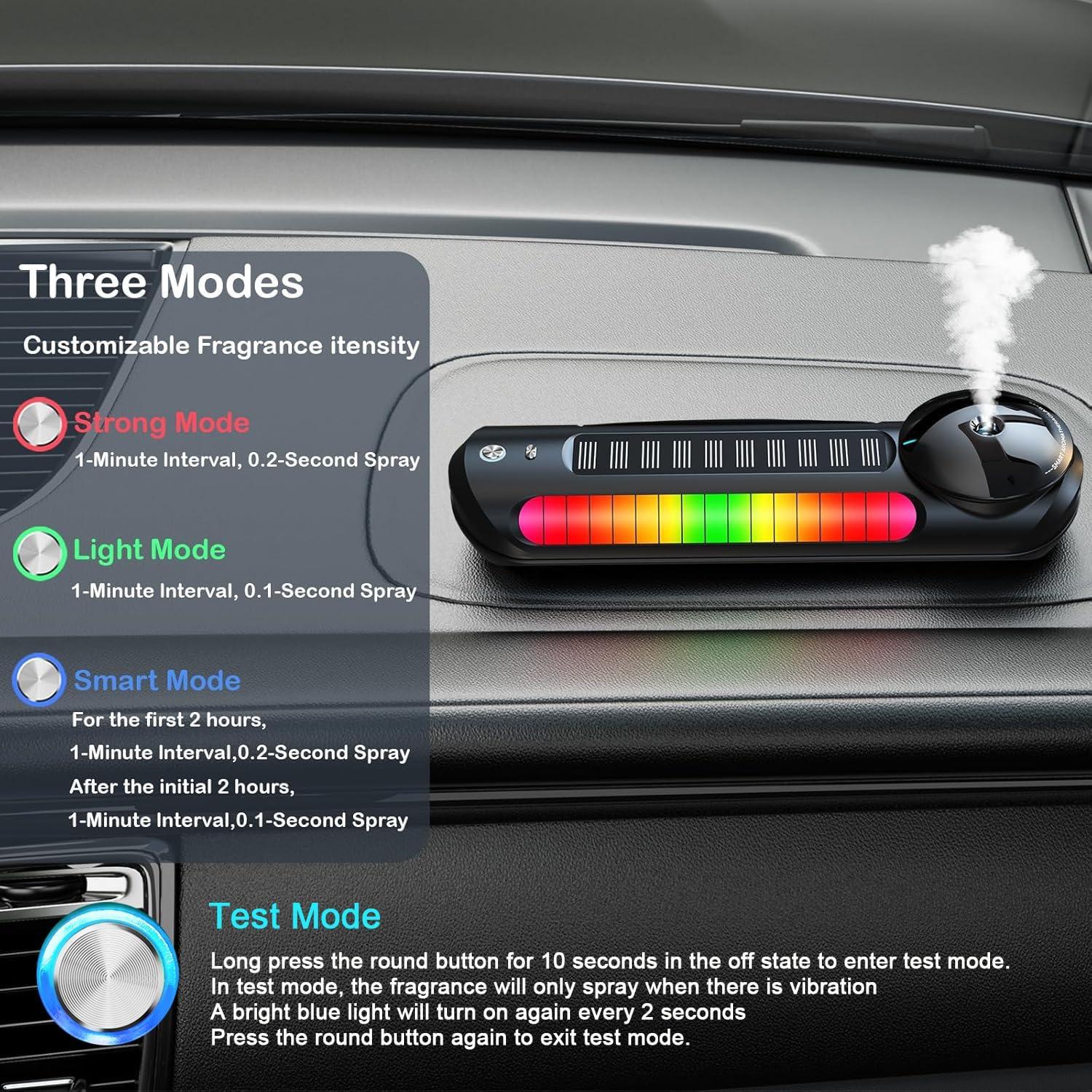 Ambientador de coche Treligate G13 con difusor y luz LED