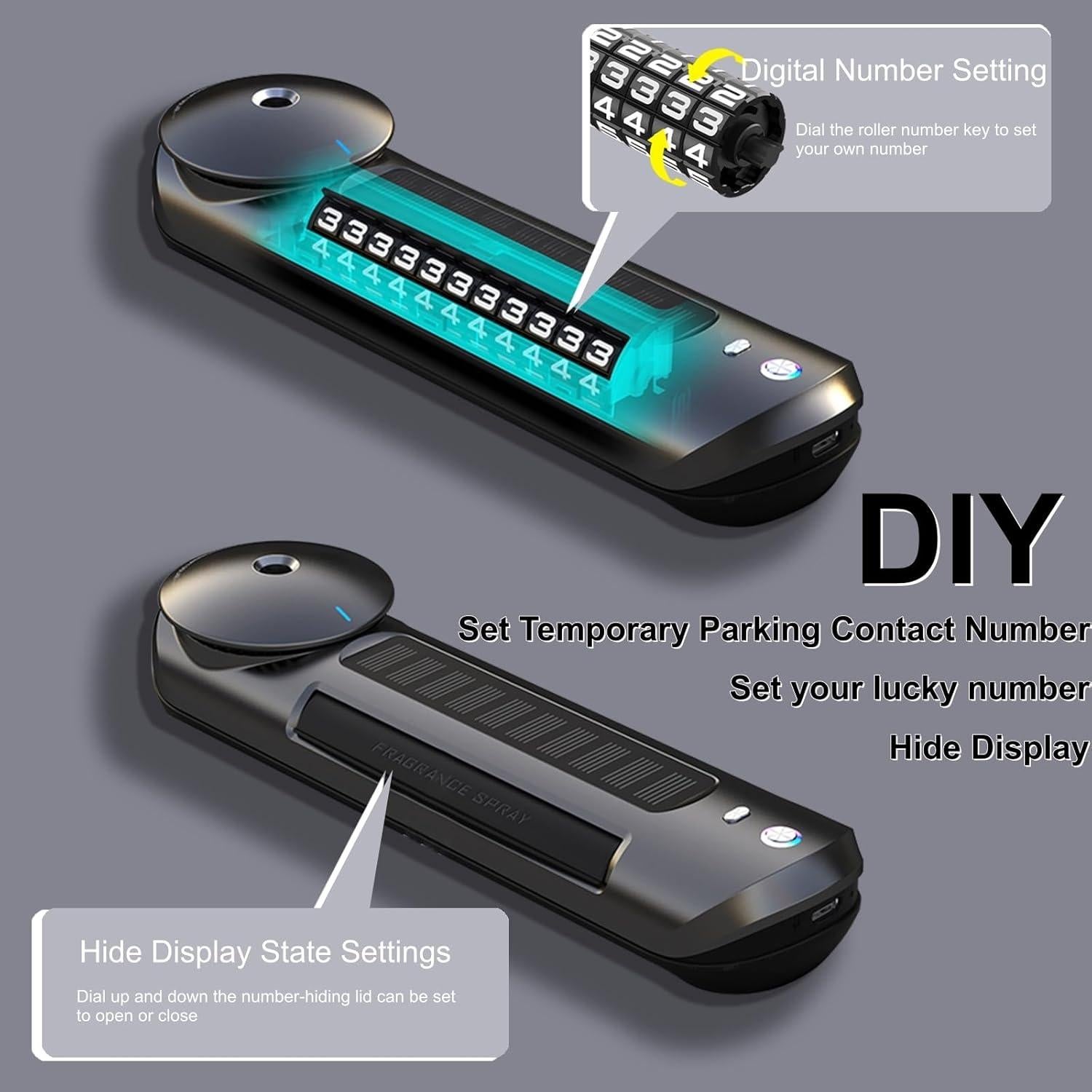 Ambientador de coche Treligate G13 con difusor y luz LED