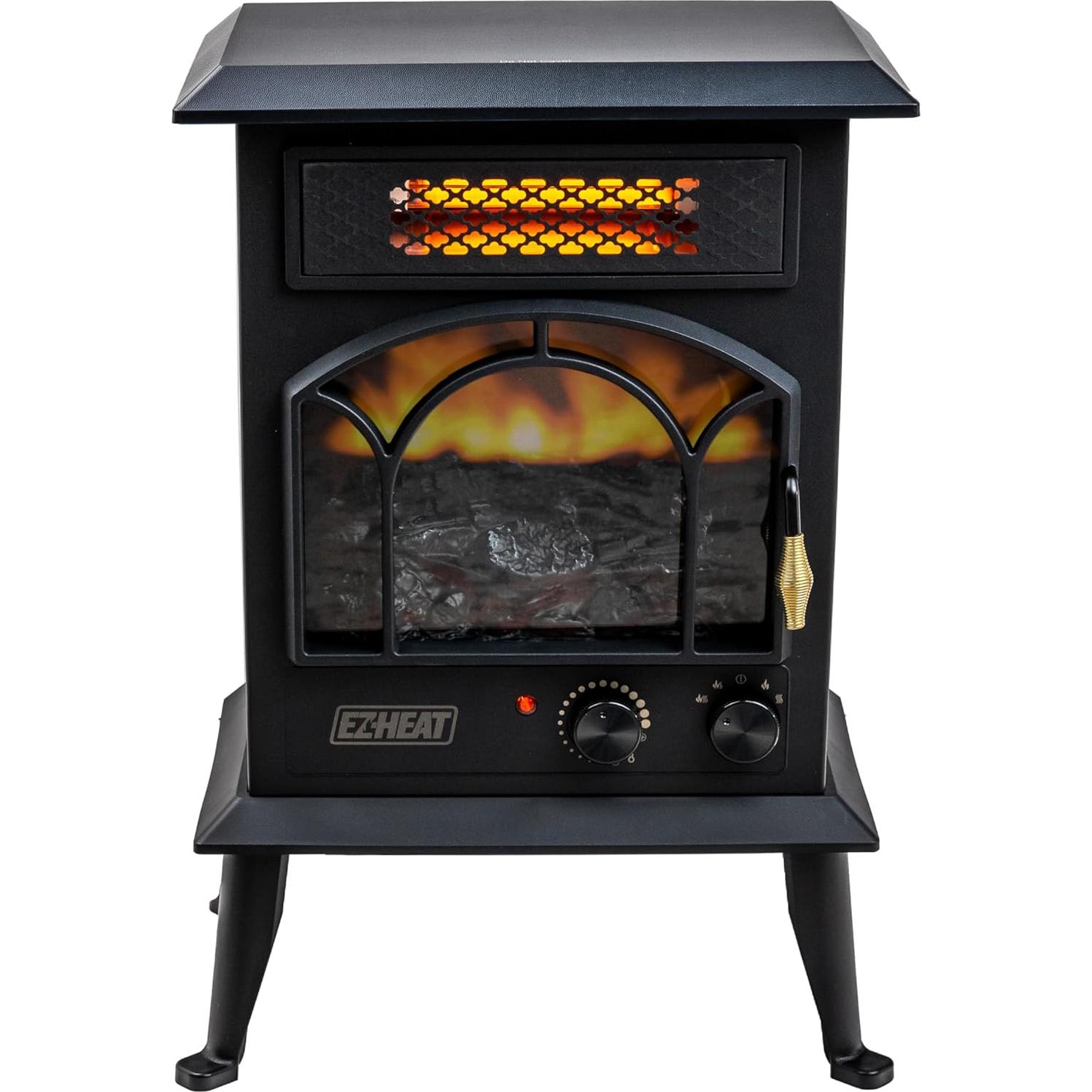 Calefactor Eléctrico EZ-HEAT 1500W con Efecto Llama 3D