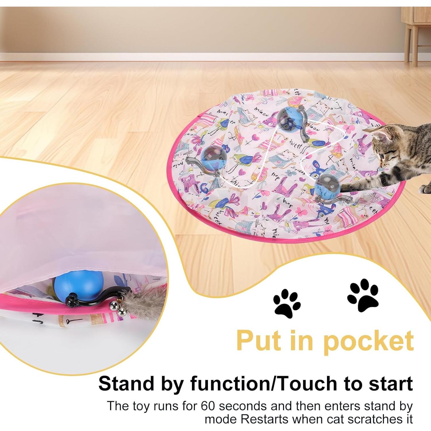 Juguete Interactivo para Gatos GoldSuccess Bola Rodante