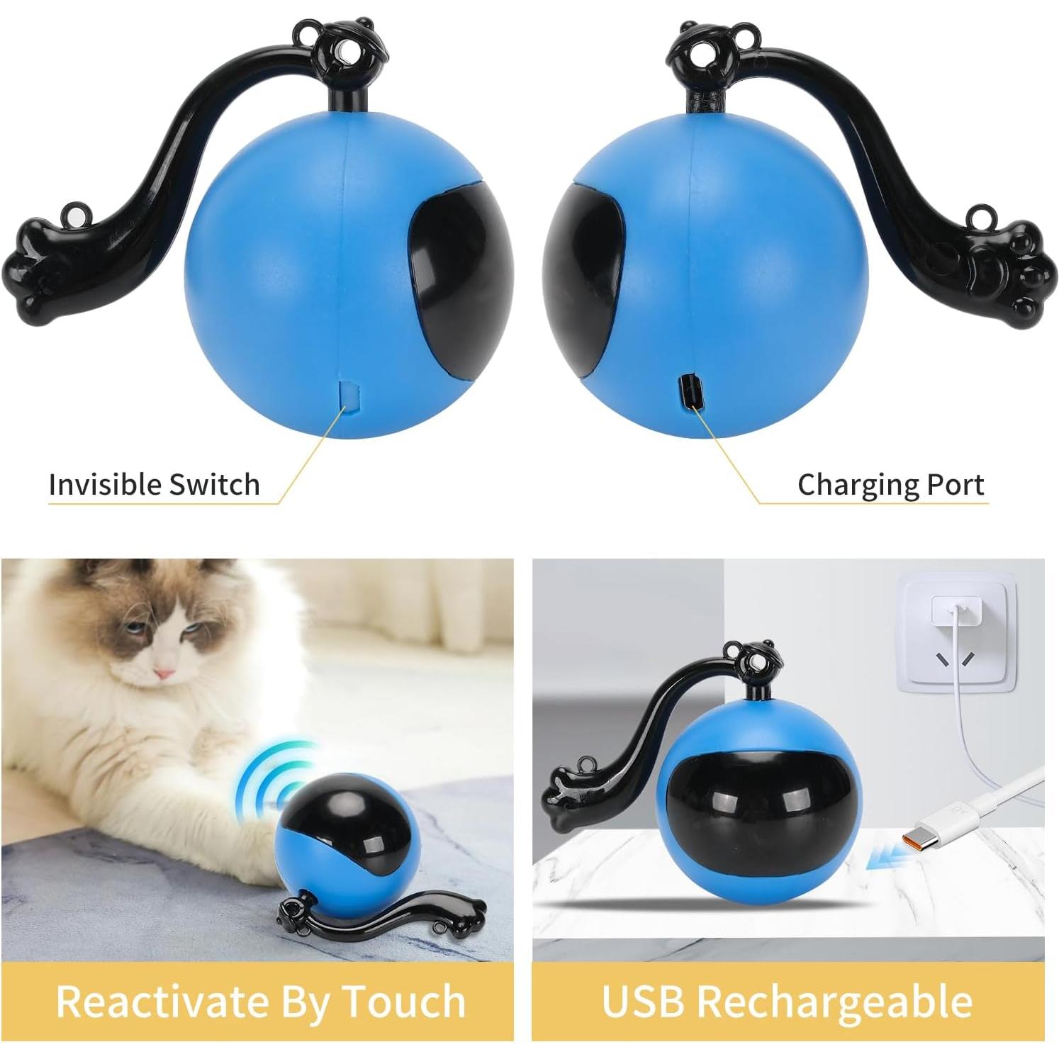 Juguete Interactivo para Gatos GoldSuccess Bola Rodante