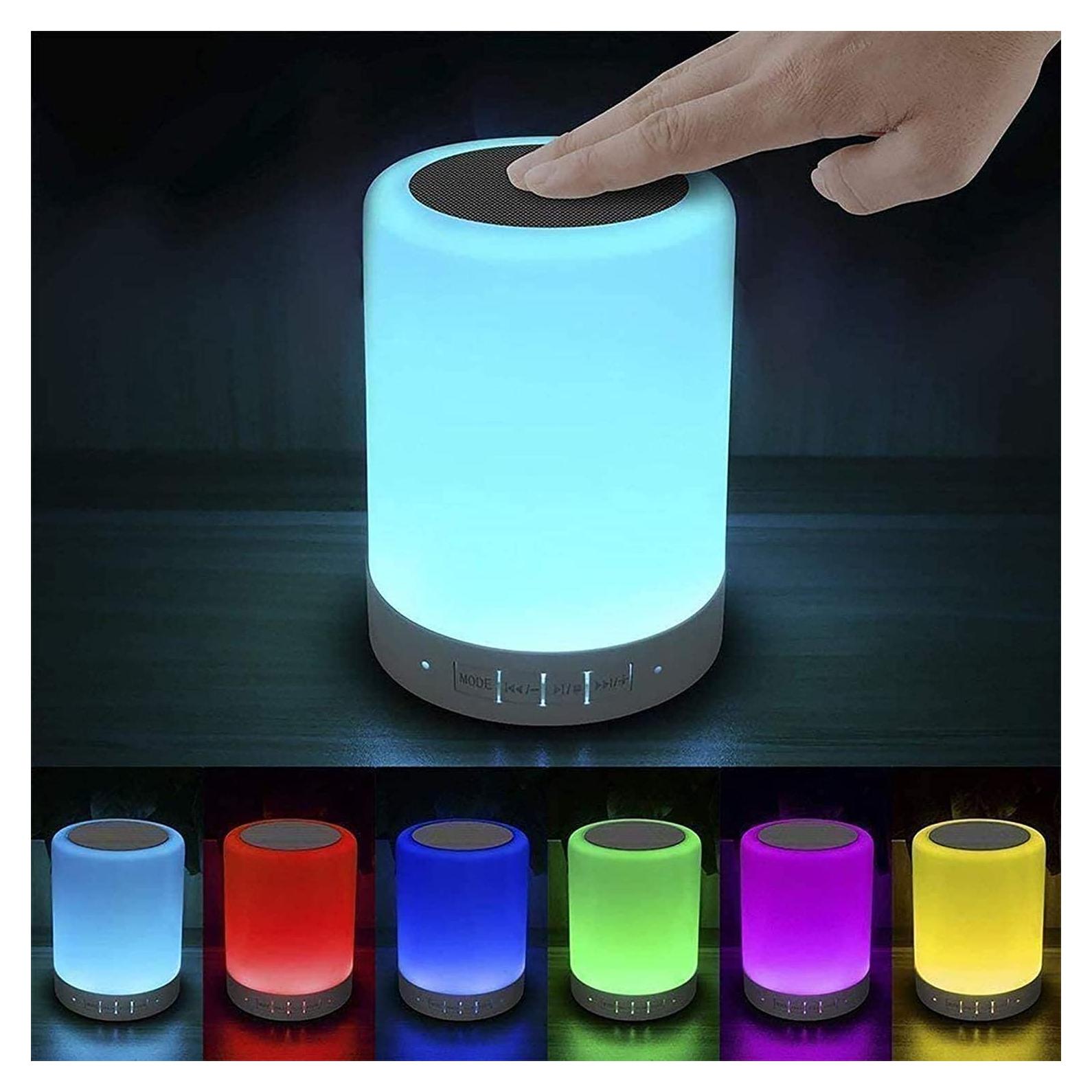 Lámpara de Mesa Táctil Elecstars con Altavoz Bluetooth LED