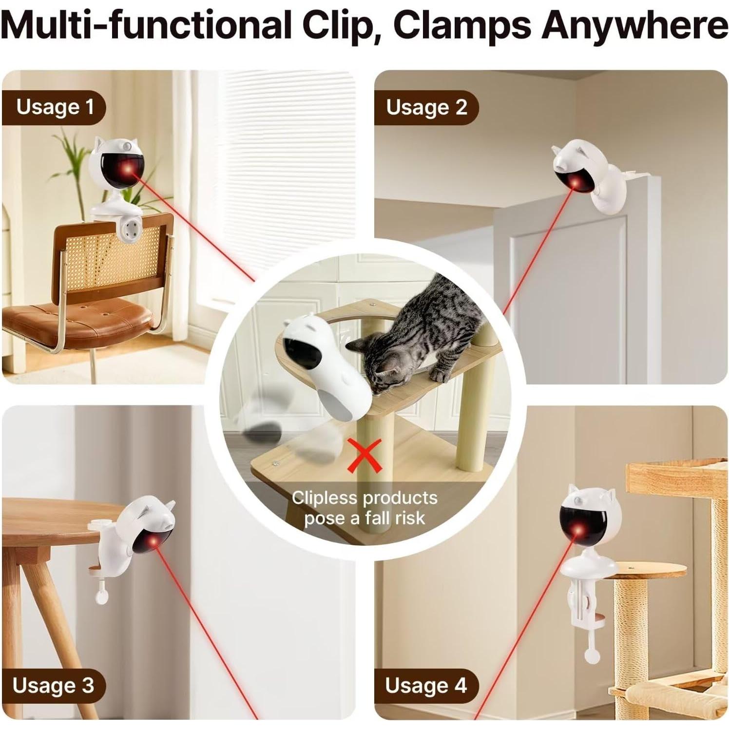 Juguete Interactivo para Gatos Potaroma Láser Cargable