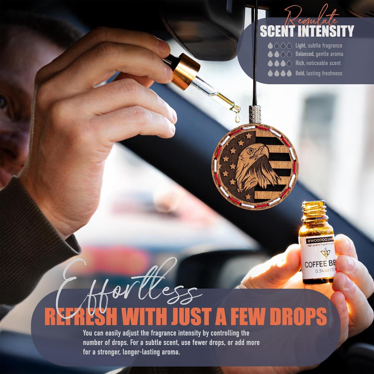 Ambientador de Auto WOODOO.UKRAINE Águila Café 10 ml