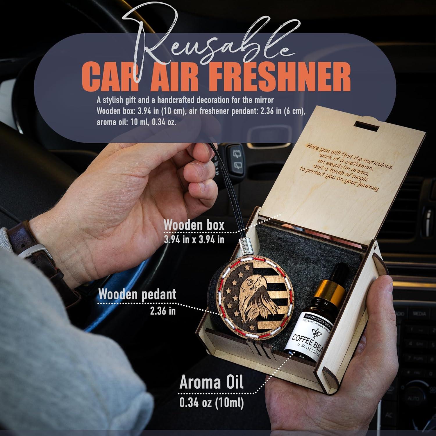 Ambientador de Auto WOODOO.UKRAINE Águila Café 10 ml