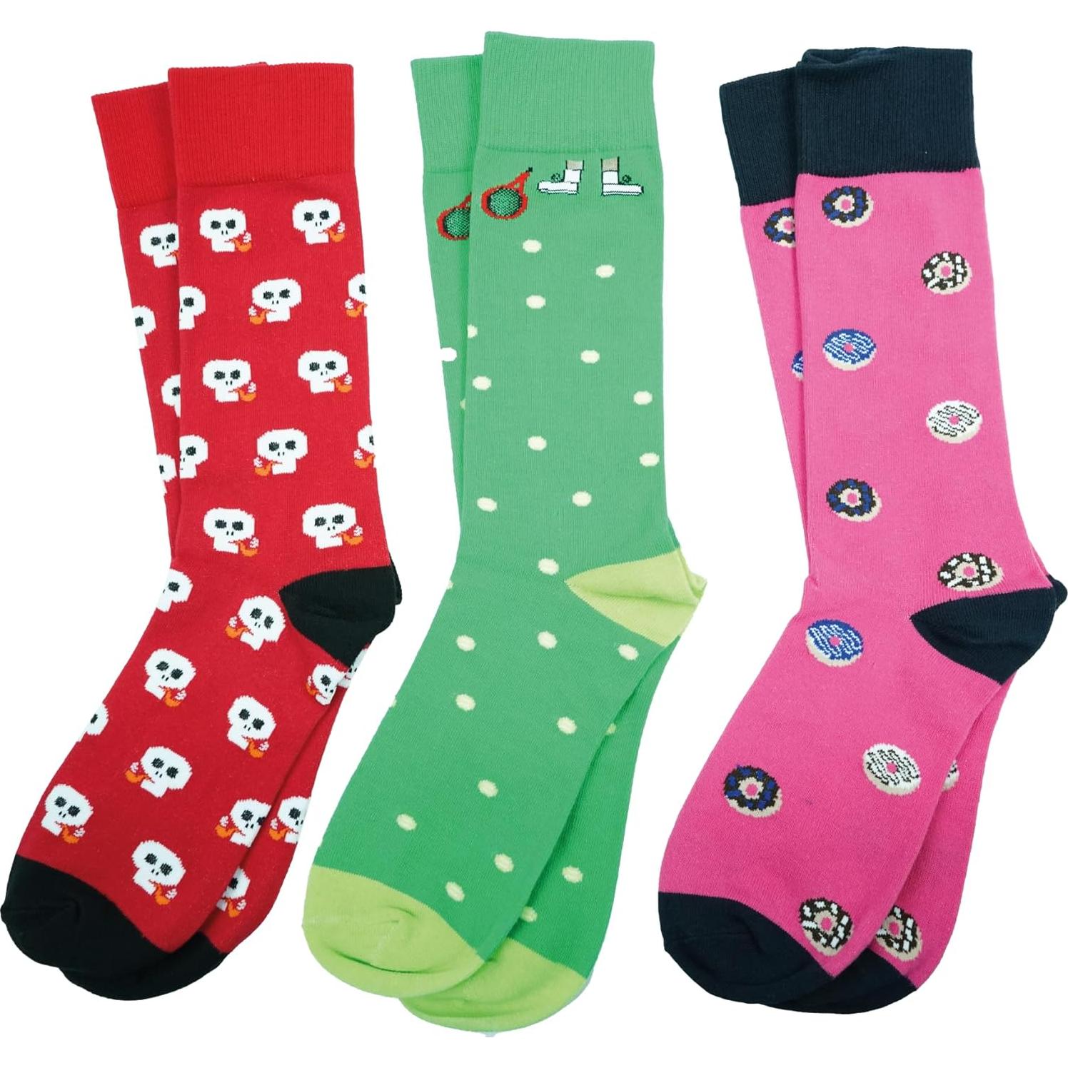 Calcetines Coloridos Yax Socks para Hombres Talla Única