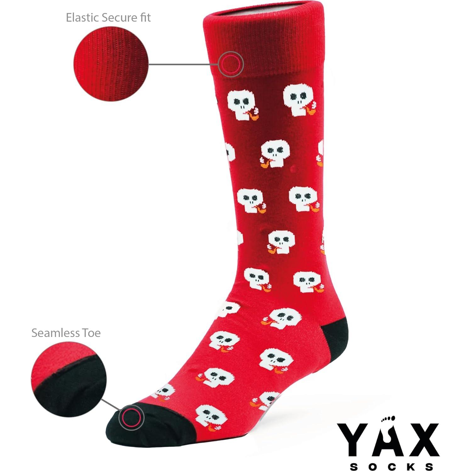 Calcetines Coloridos Yax Socks para Hombres Talla Única