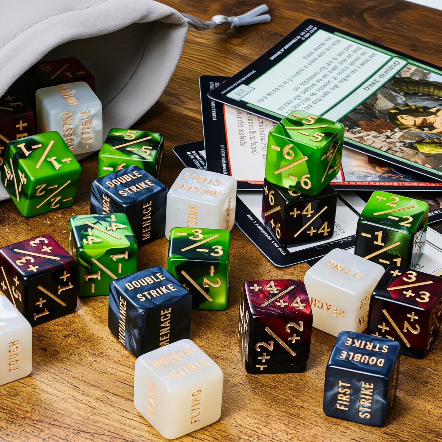 48 Dados Contadores MTG Ravonixis - Palabras Clave y Vida