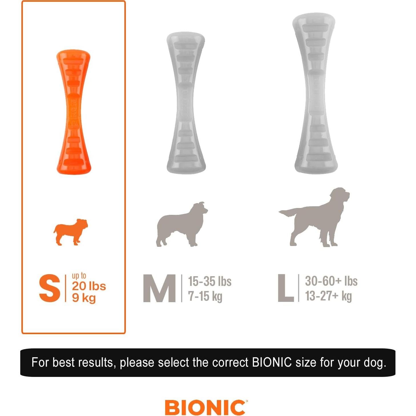 BIONIC Urban Stick Juguete Interactivo para Perros Pequeños