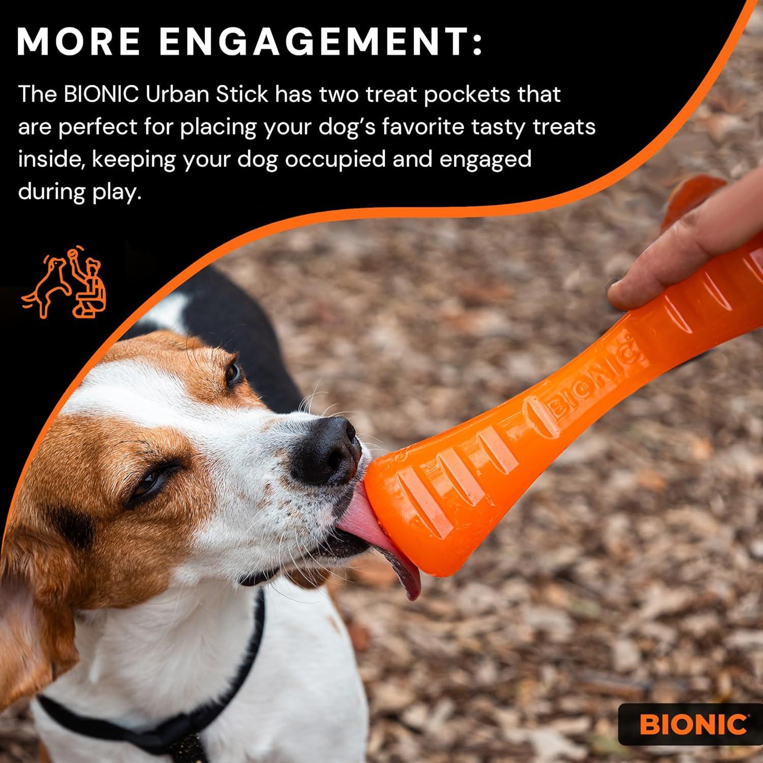 BIONIC Urban Stick Juguete Interactivo para Perros Pequeños