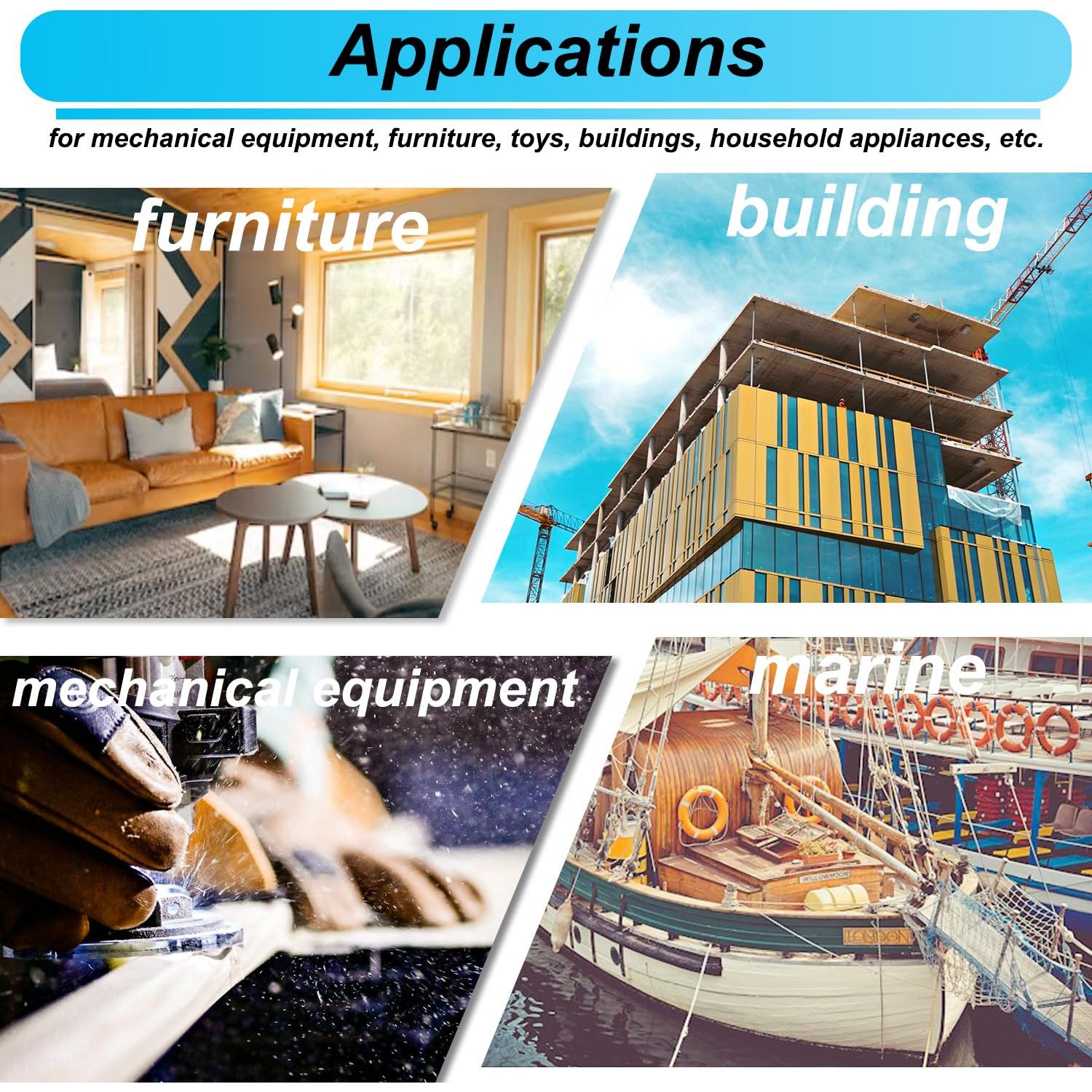 Kit 420PCS Tornillos M3 Hexagonales con Tuercas y Arandelas Bemaka