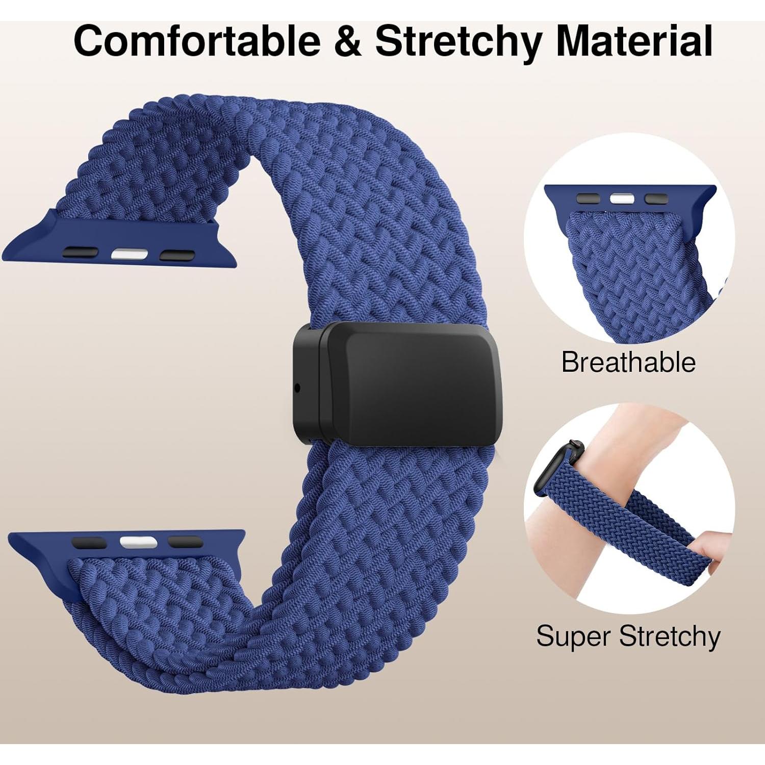 Banda Trenzada Elástica HEARTBOOM para Apple Watch 38-42mm