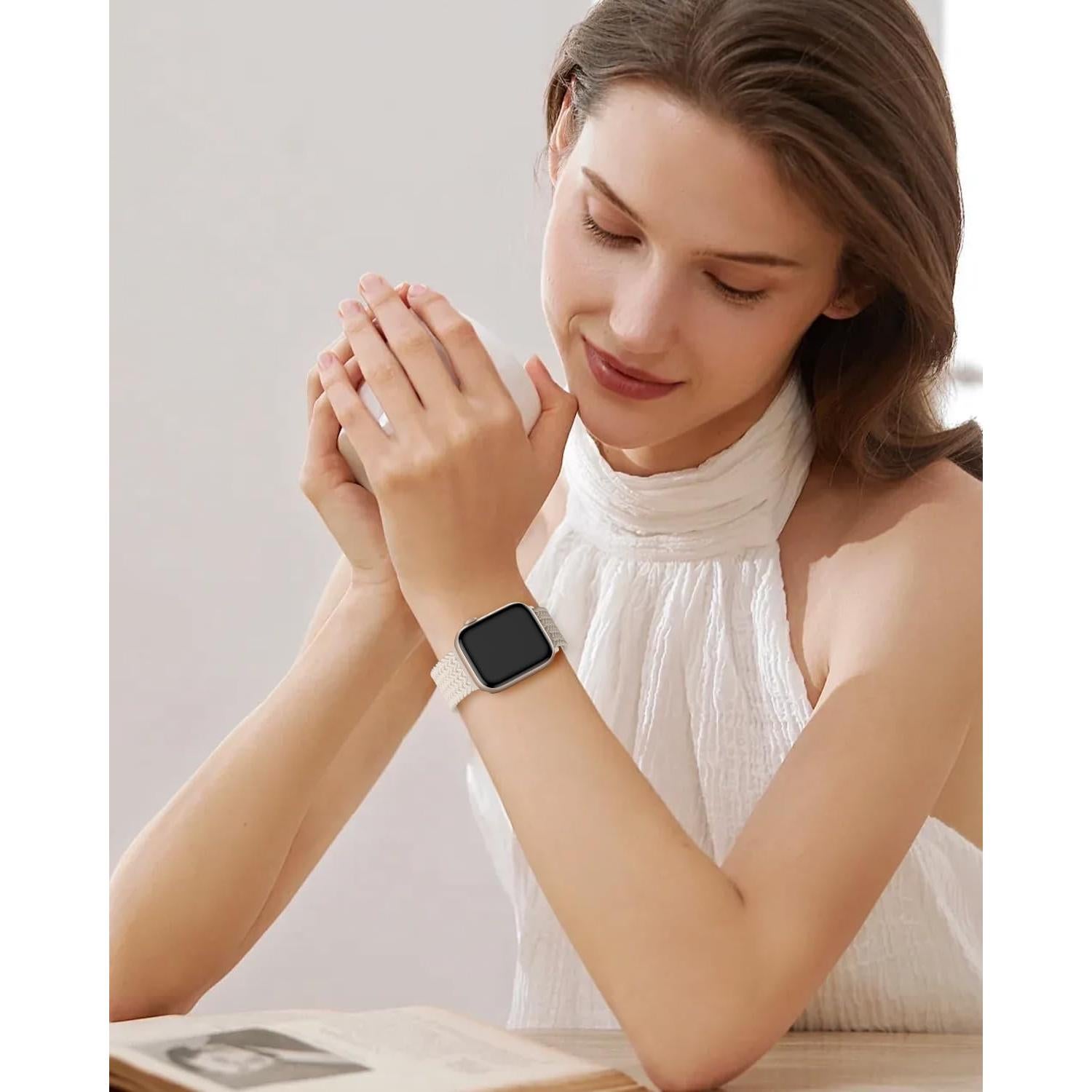 Banda Trenzada Elástica HEARTBOOM para Apple Watch 38-42mm