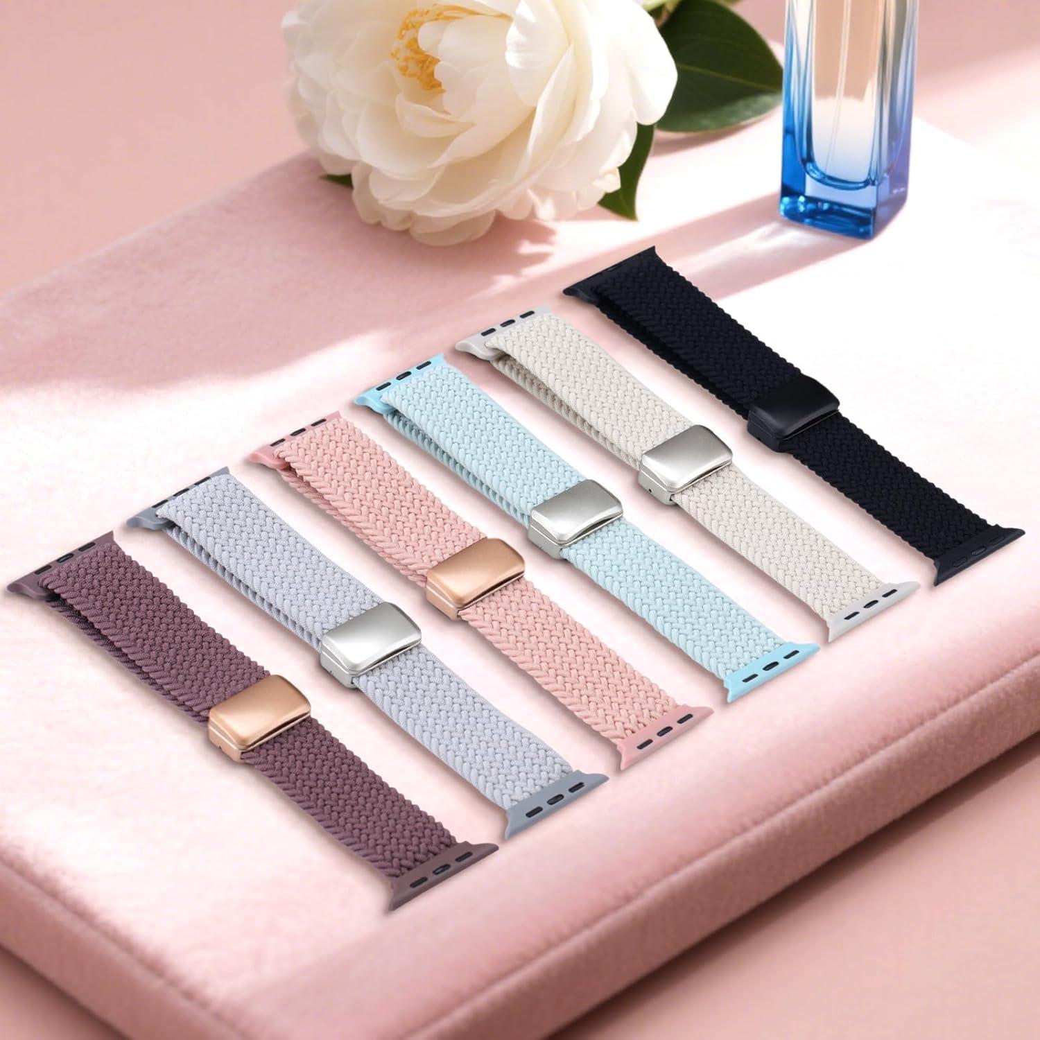 Banda Trenzada Elástica HEARTBOOM para Apple Watch 38-42mm