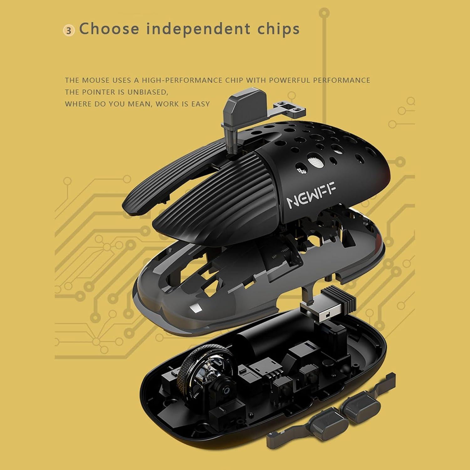 Combo Teclado y Ratón Inalámbrico Jectse Retro Negro