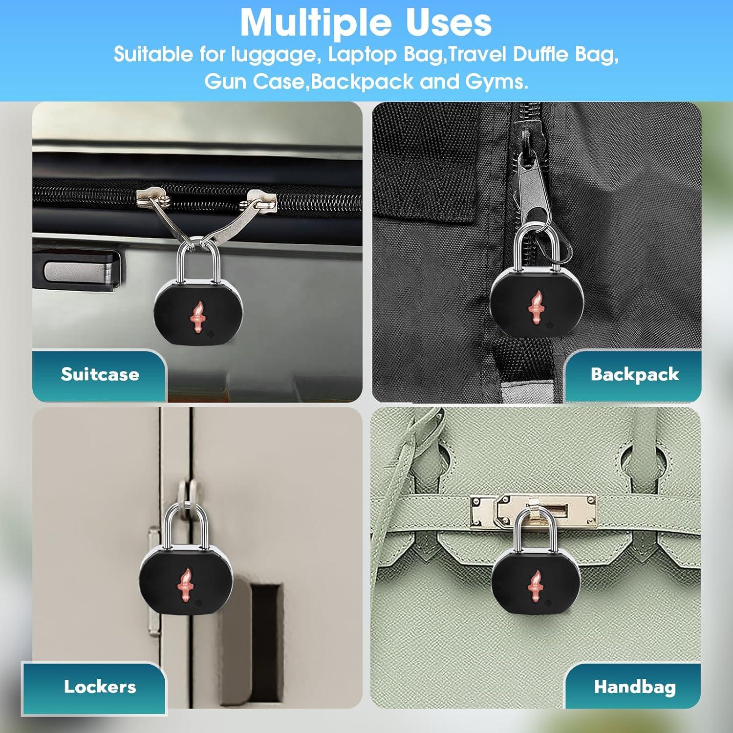 Candados de Equipaje TSA iGuruTr - Paquete de 3, Latón y ABS