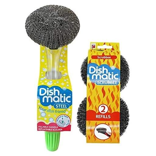 Rociador de Esponja Llenable Easy Do Dishmatic Acero Inoxidable