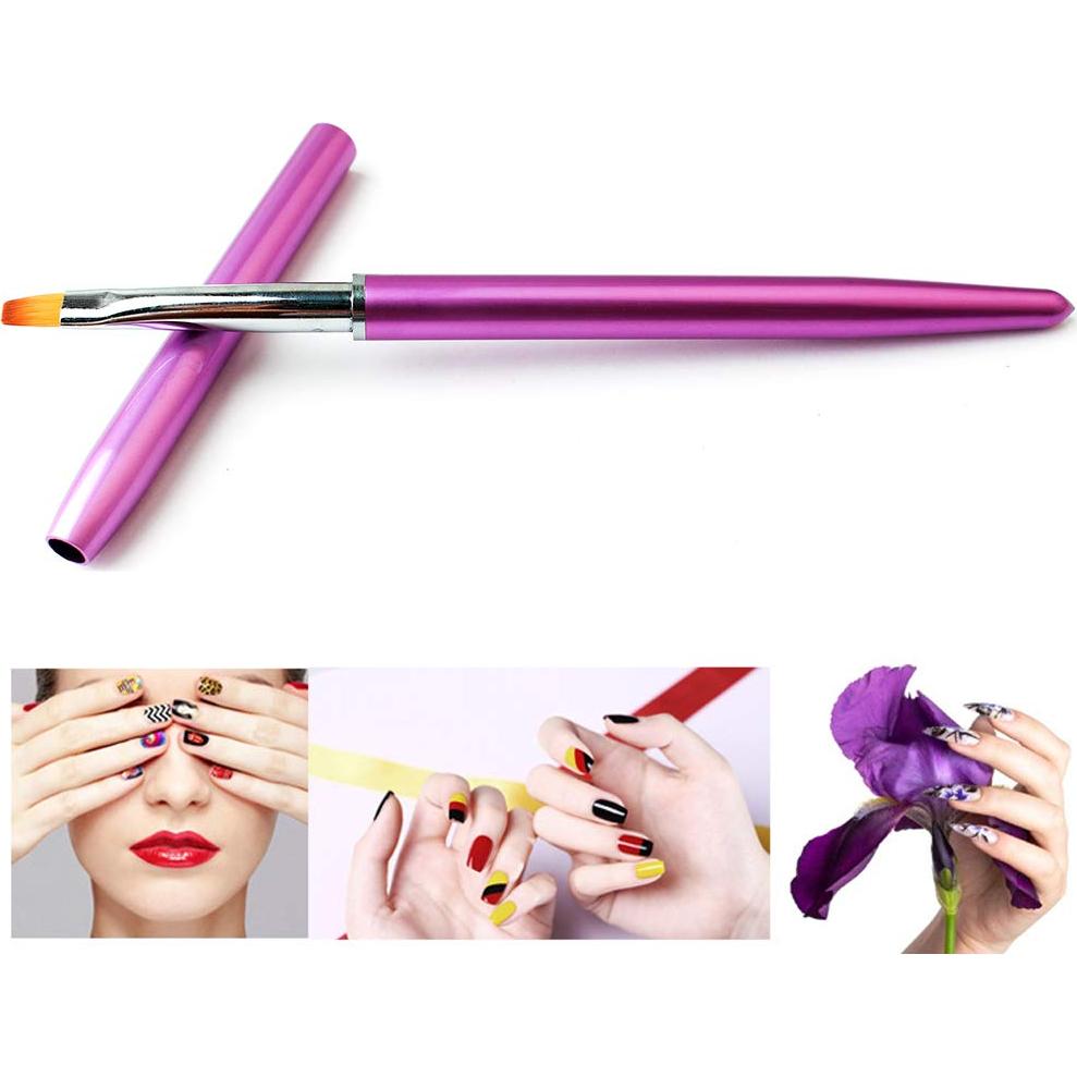 Pincel de Uñas Acrílico Kolinsky FaCai - 1Pc, Suave y Duradero