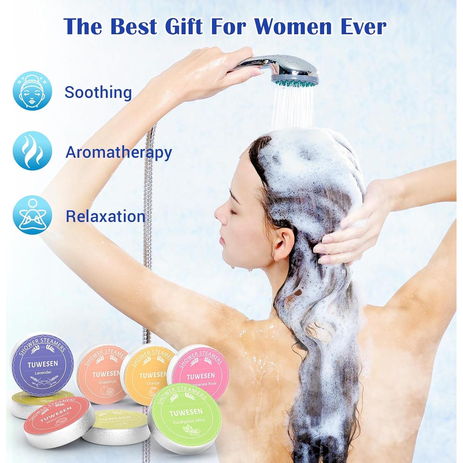 Bombas de Ducha Aromaterapia TUWESEN - Paquete de 16 Aromas