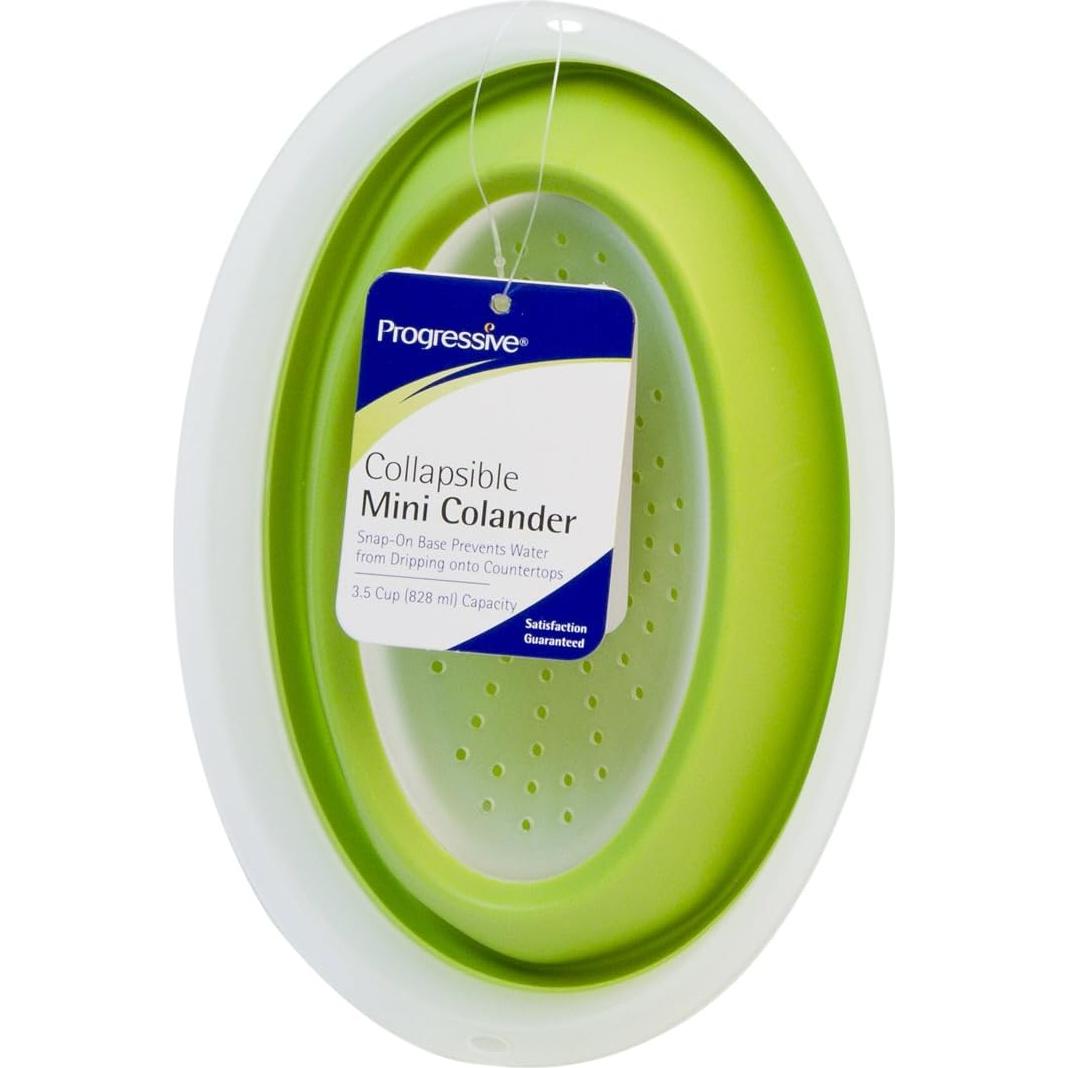 Colador Mini Colapsable Progresivo Verde 0.83L