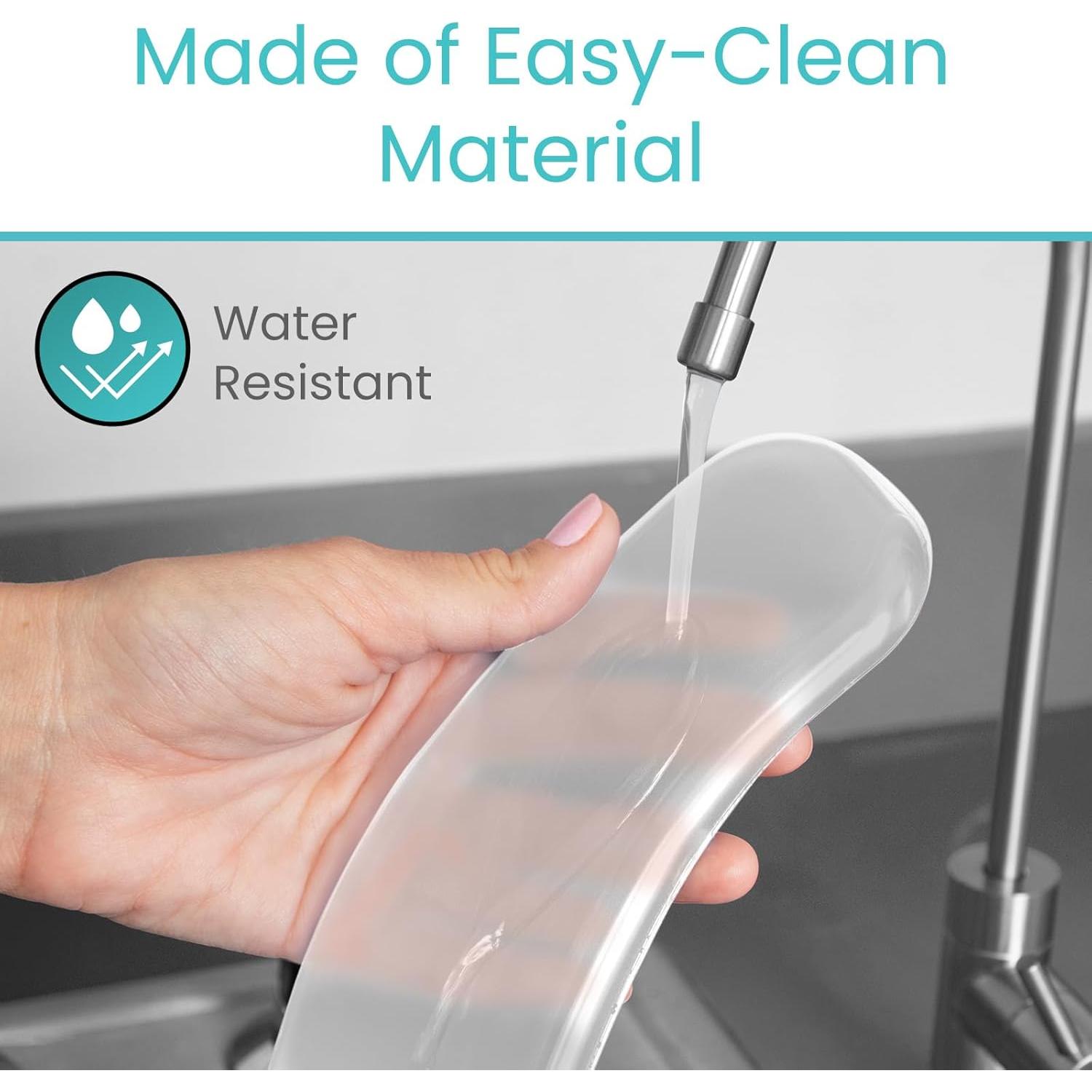 Cojín Elevado para Asiento de Inodoro Vive Gel - Acolchado y Adhesivo