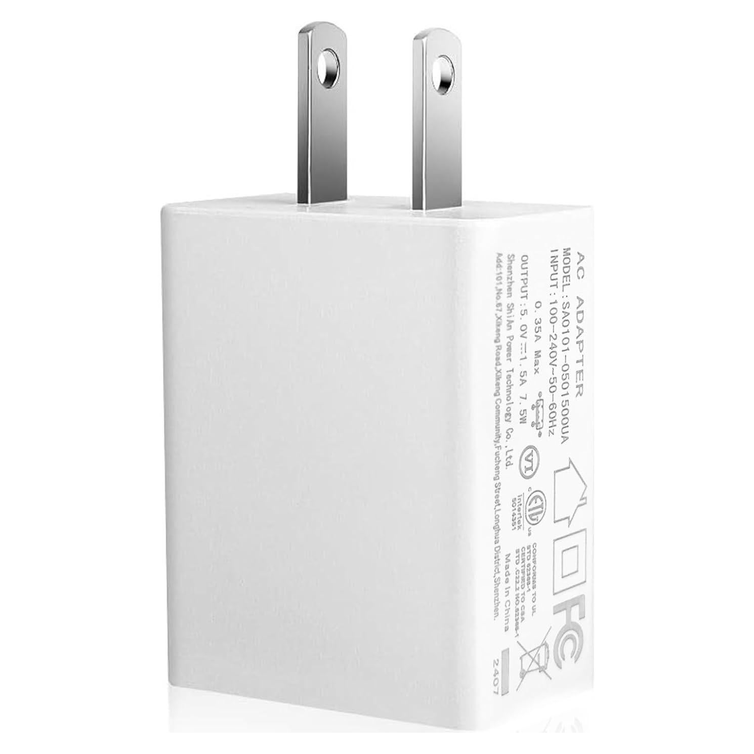 Adaptador de corriente USB 5V 1.5A Shenzhen para cámaras