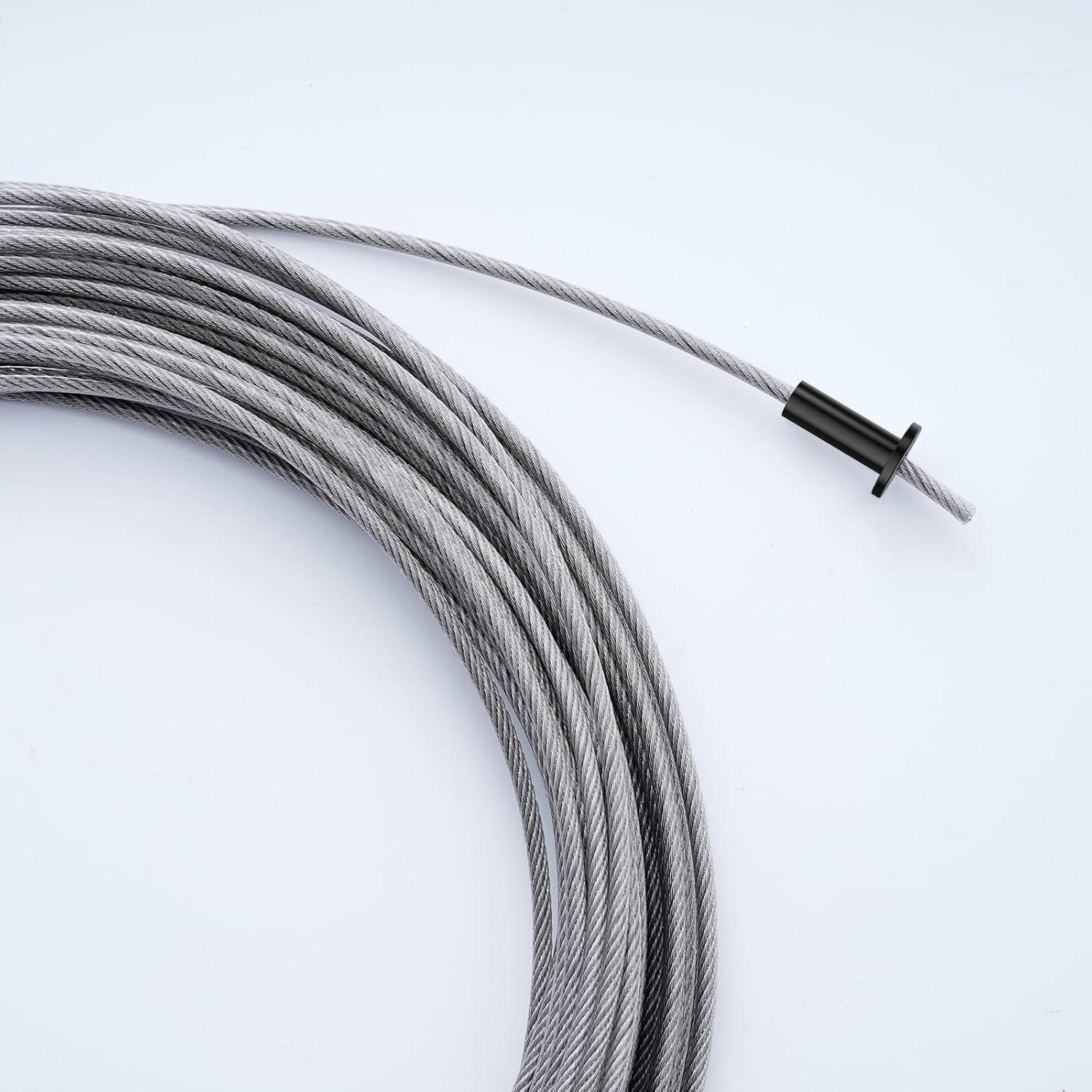 50 Manguitos Protectores Acero Inoxidable T316 Negros 1/8"