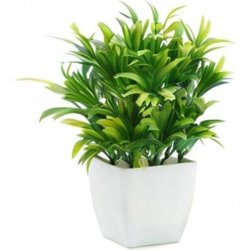 Planta Artificial Aloe en Maceta Plástica Blanca OFFIDIX 22.86 cm