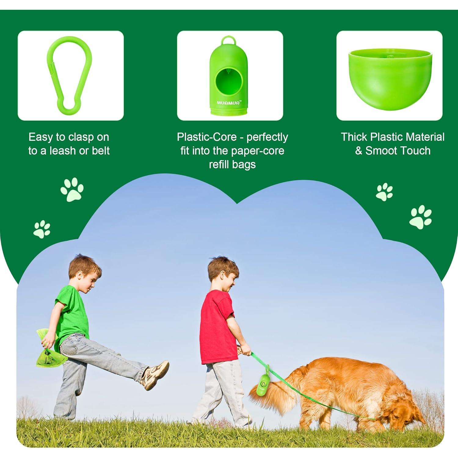 Bolsas Biodegradables MUAMUA 300 Unidades 23x33cm a Prueba de Fugas