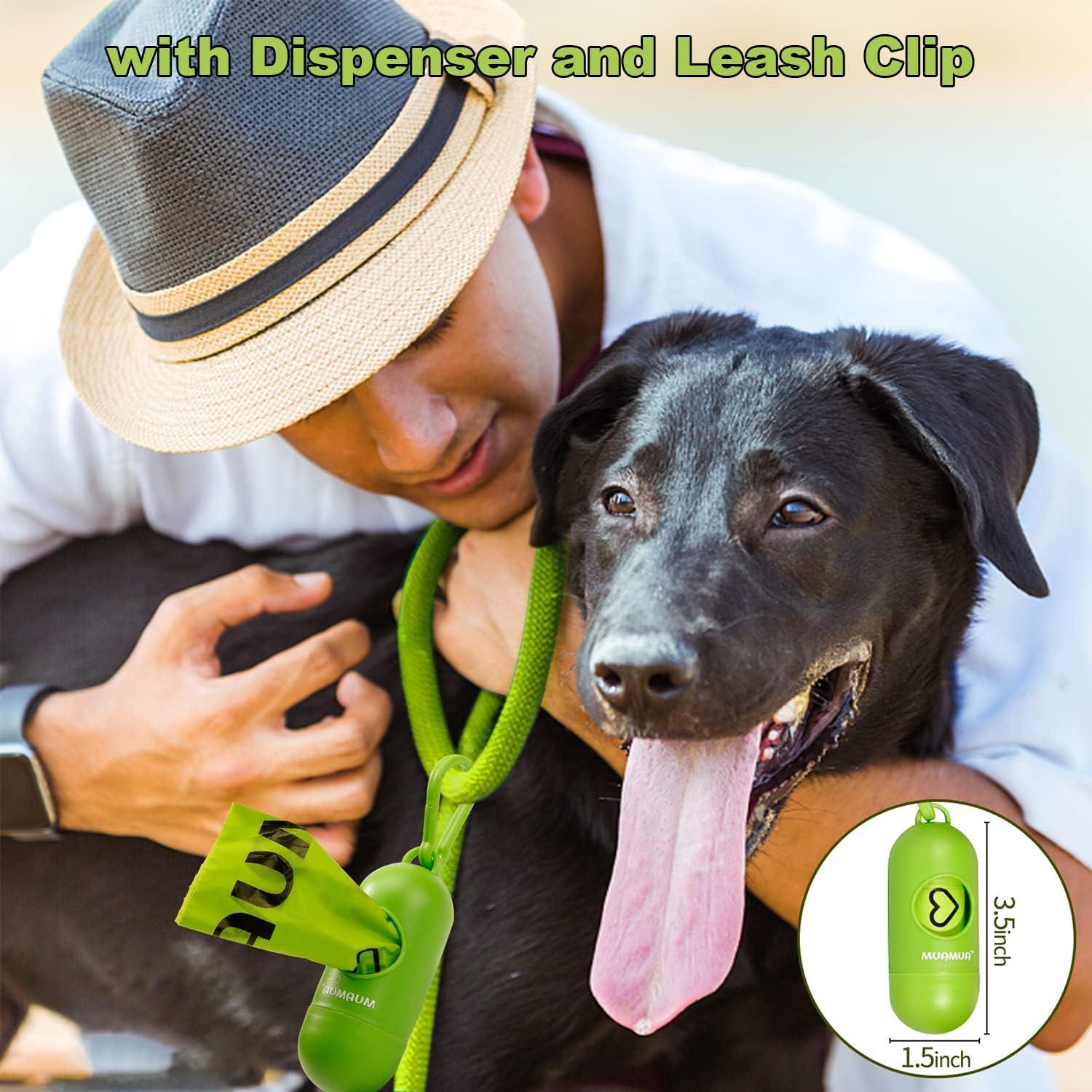 Bolsas Biodegradables MUAMUA 300 Unidades 23x33cm a Prueba de Fugas