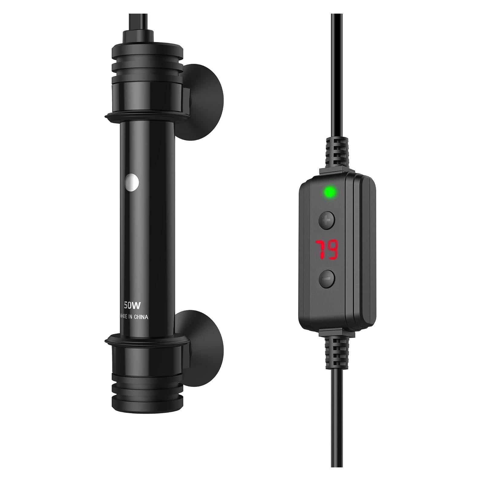 Calentador de Acuario NICREW 50W con Controlador Ajustable