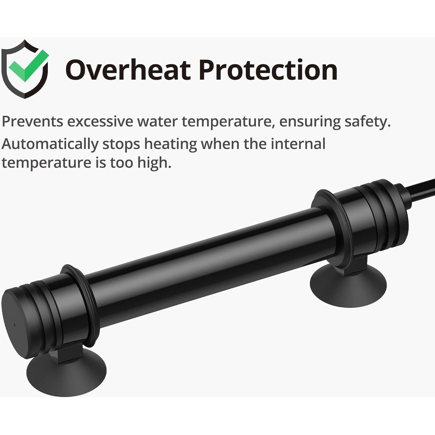 Calentador de Acuario NICREW 50W con Controlador Ajustable