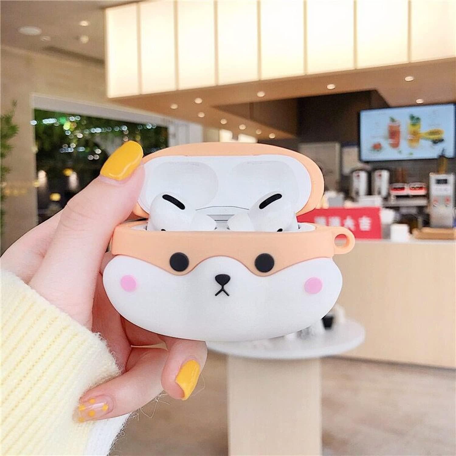 Funda de Silicona Kawaii Corgi para AirPods Pro 2022/2019