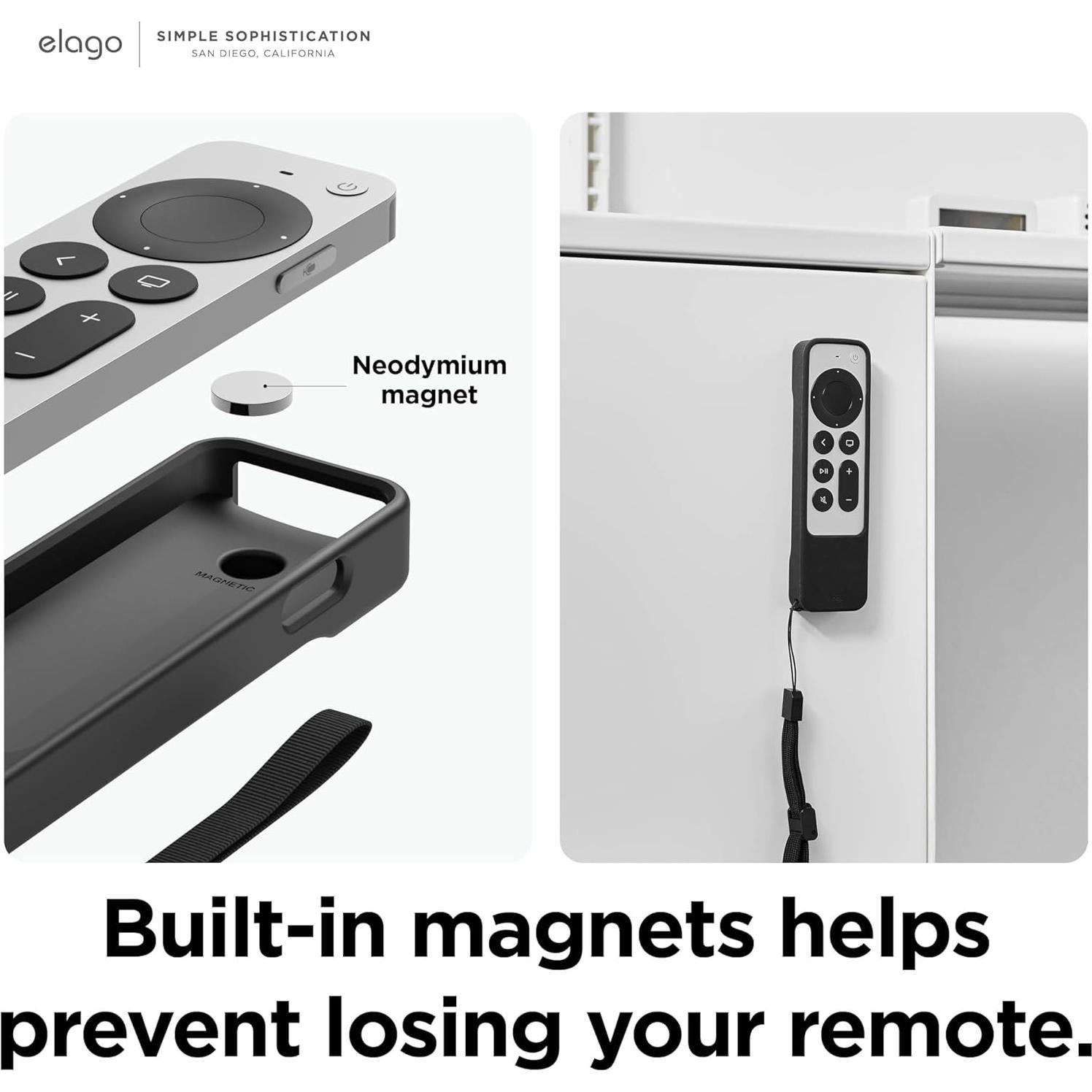 Funda elago R1 para Control Remoto Apple TV 4K - Protección Silicona