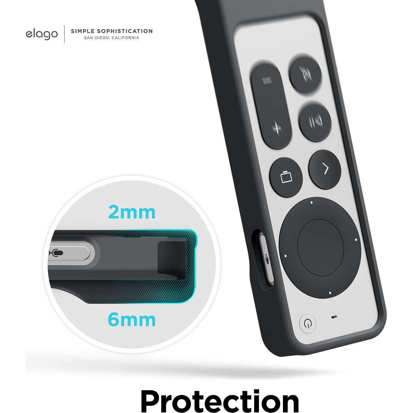 Funda elago R1 para Control Remoto Apple TV 4K - Protección Silicona