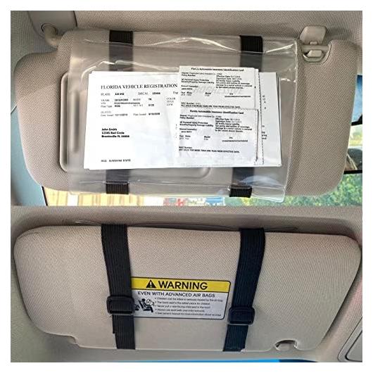 Soporte para Documentos de Auto Stuart - Negro - Almacenaje Seguro