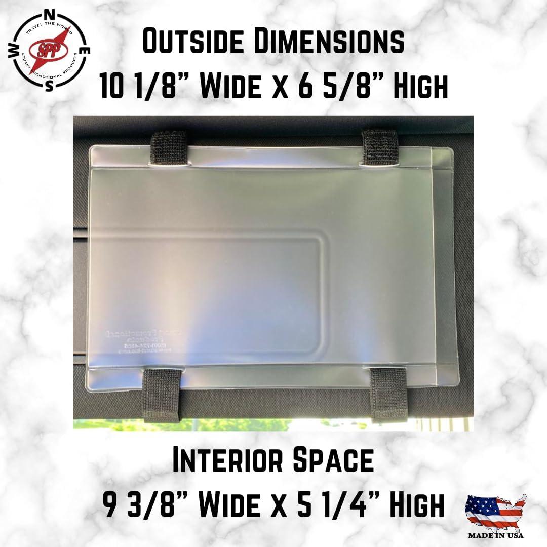 Soporte para Documentos de Auto Stuart - Negro - Almacenaje Seguro