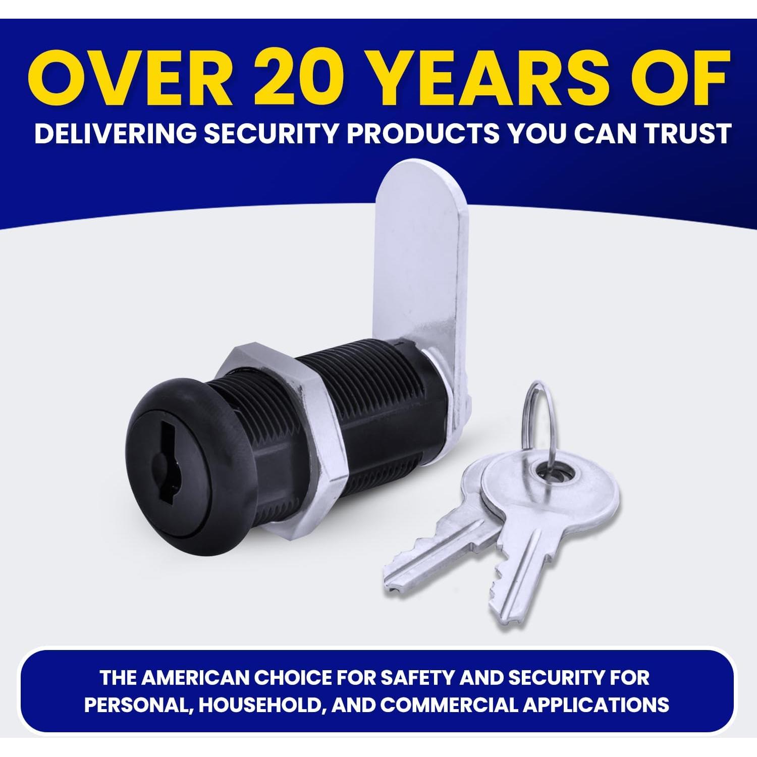 Cerradura de Tambor de Disco FJM Seguridad 9100A Negra