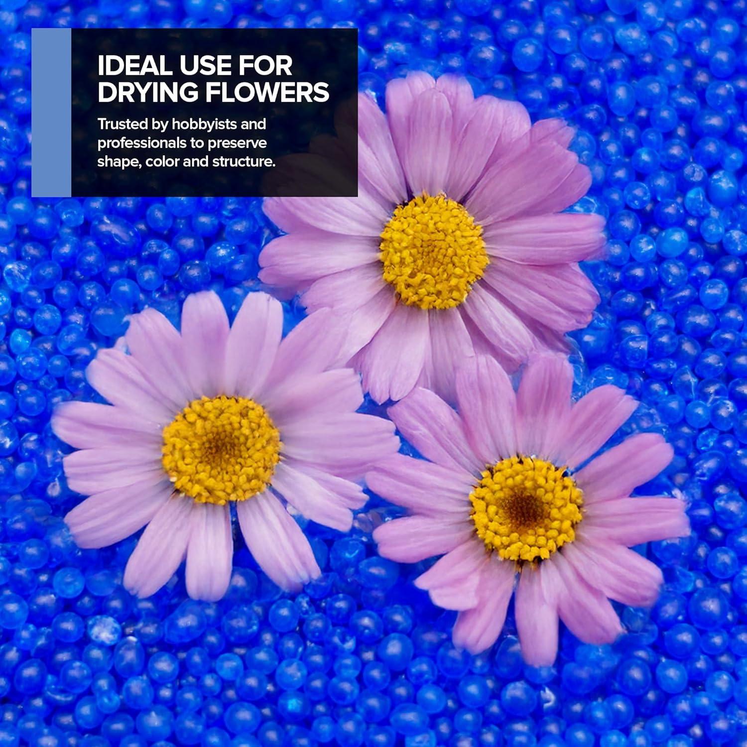 Perlas de Gel de Sílice 2 LB Reutilizables para Humedad - Azul a Rosa