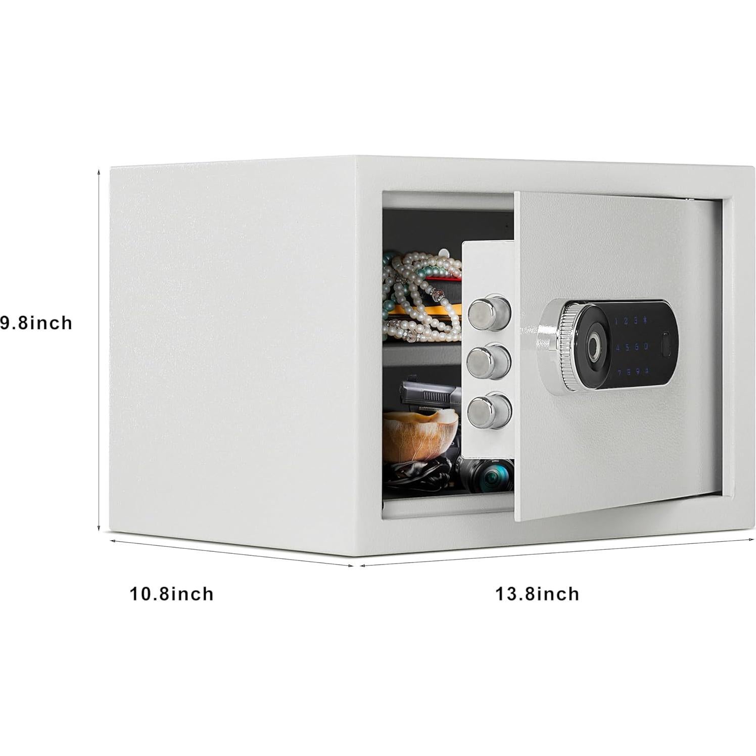 Caja Fuerte Biométrica Hunter Good 1.0 Pies Cúbicos Alta Seguridad