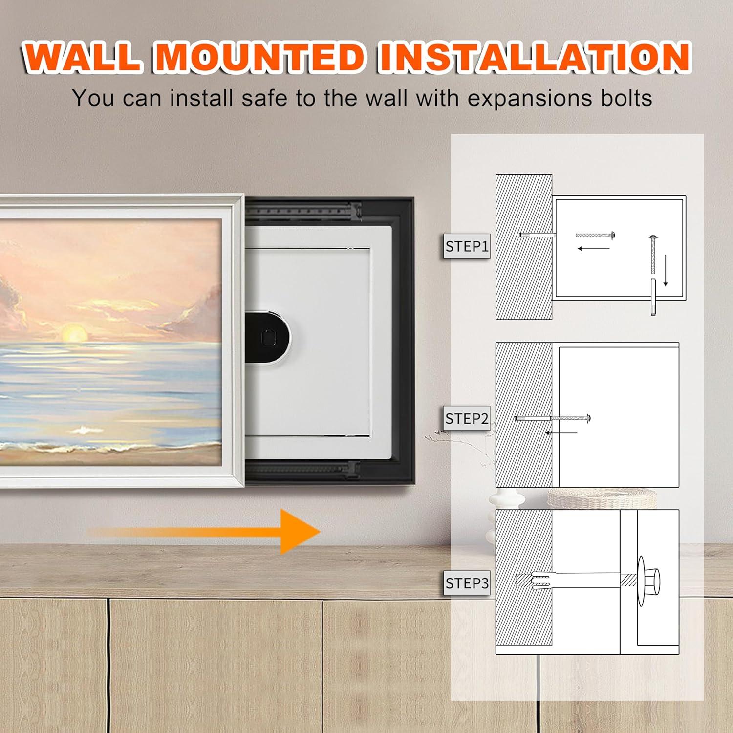 Caja Fuerte Biométrica Hunter Good 1.0 Pies Cúbicos Alta Seguridad